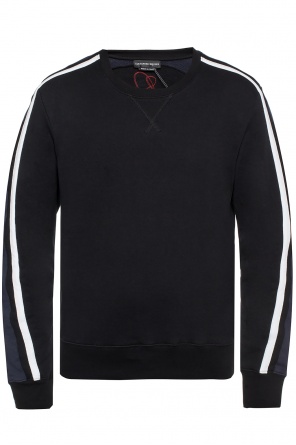Sweatshirt with sewn-on stripes, zdjęcie 1 Sweatshirt with sewn-on stripes od Alexander McQueen